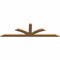 Ekena Millwork Richland Smooth Timber Gable Bracket, Western Red Cedar, 72"W x 21"H x 1 1/2"D x 3 1/2"F, 7/12 Pitch GBW072X21X0204RIC00SWR - alternate 3